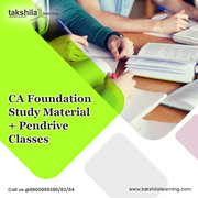 Pendrive Classes, and Video Lecture for CA Foundation Exam Preparation