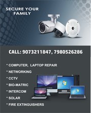 computer laptop cctv printer service at your door step