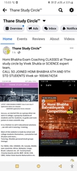 Homi Bhabha Coaching Tutor for 6th and 9th class at Mumbai