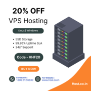 Host.co.in Deal | 20% OFF VPS Hosting | SSD Storage