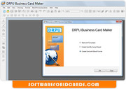 Software generates printable business cards