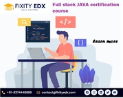Full stack Java Certification course