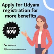 Apply for Udyam registration for more benefits