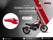 Buy Now Honda Motorcycle Accessories for Durability in India