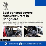 Best car seat covers manufacturers in Bangalore | Faux leather car 