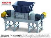 PLASTIC BOTTLE SHREDDER MANUFACTRUR IN INDIA AVANTI- LTD