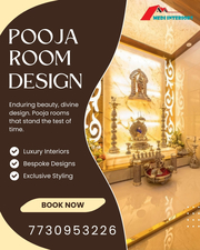 Pooja Room Design in Hyderabad | Medi Interiors
