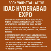 Book Your Stall at IDAC Hyderabad – Meet Architects,  Builders & Design