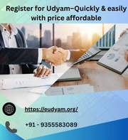 Register for Udyam–Quickly & easily with price affordable