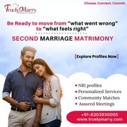 Start Fresh with India’s Trusted Second Marriage Matrimony
