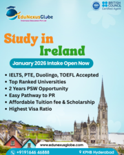 Study in Ireland – January 2026 Intake with EduNexus Globe