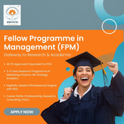 Fellow Programme in Management (FPM) | PhD Equivalent Admission