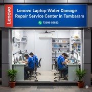 Lenovo Laptop Water Damage Repair Service Center in Tambaram, Chennai