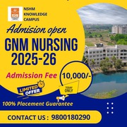 GNM Nursing Admission 2025 at NSHM Knowledge Campus Durgapur