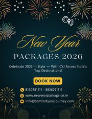 Book CYJ New Year Packages for 2026 – Corbett,  Jaipur,  Shimla,  Manali 