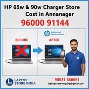 HP 65w 90w Charger Store Cost in Annanagar (Original & Compatible)
