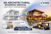 3D Floor Plan Design & Architectural Visualization Services