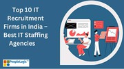 Top Recruitment Placement Tech Hiring Agencies in Bangalore - Peoplelo