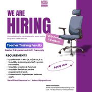 WE ARE HIRING - Teacher Training Faculty