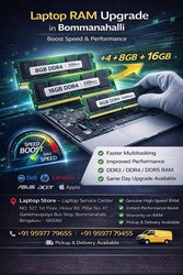 Laptop RAM Upgrade in Bommanahalli | Boost Speed & Performance