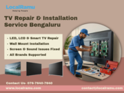 Enjoy Seamless Entertainment LocalRamu TV Repair Service