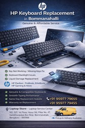 HP Keyboard Replacement in Bommanahalli | Genuine & Affordable Service