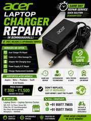 Acer Laptop Charger Repair in Bommanahalli | Fast & Affordable Service