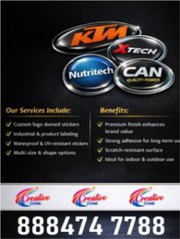 3D Stickers with Business Loog | Call now for best deals | 425