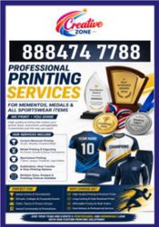 Memento Printing | Medal Printing | Wrist Band Printing | Creative Zon