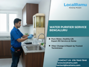Expert RO Water Purifier Repair Service in Bengaluru LocalRamu Service
