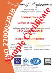  Get ISO 22000:2018 Certification from AQC World Today