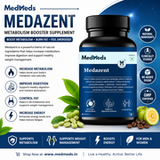 Medazent Metabolism Booster Supplement for Energy & Weight Management 