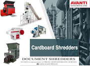Paper Buy CardBoard Shredder Manufacturers - Avanti ltd