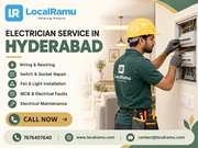 Get Professional Electrician Service in Hyderabad with LocalRamu 