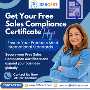 Free Sale Compliance Services in Mumbai | B2Bcert
