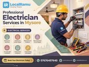 Professional Electrician Service in Mysore by LocalRamu